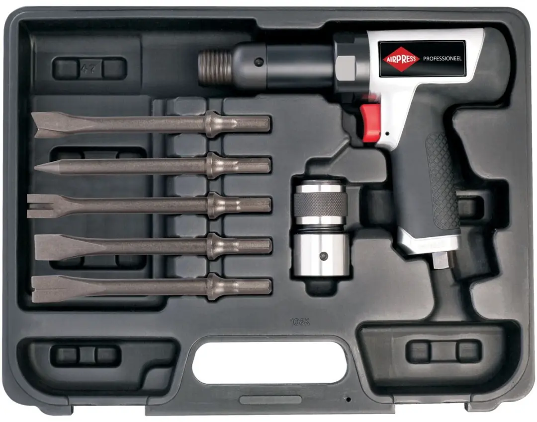 Airpress Pneumatische beitel 3/4" 283 l/min - 5-delig set