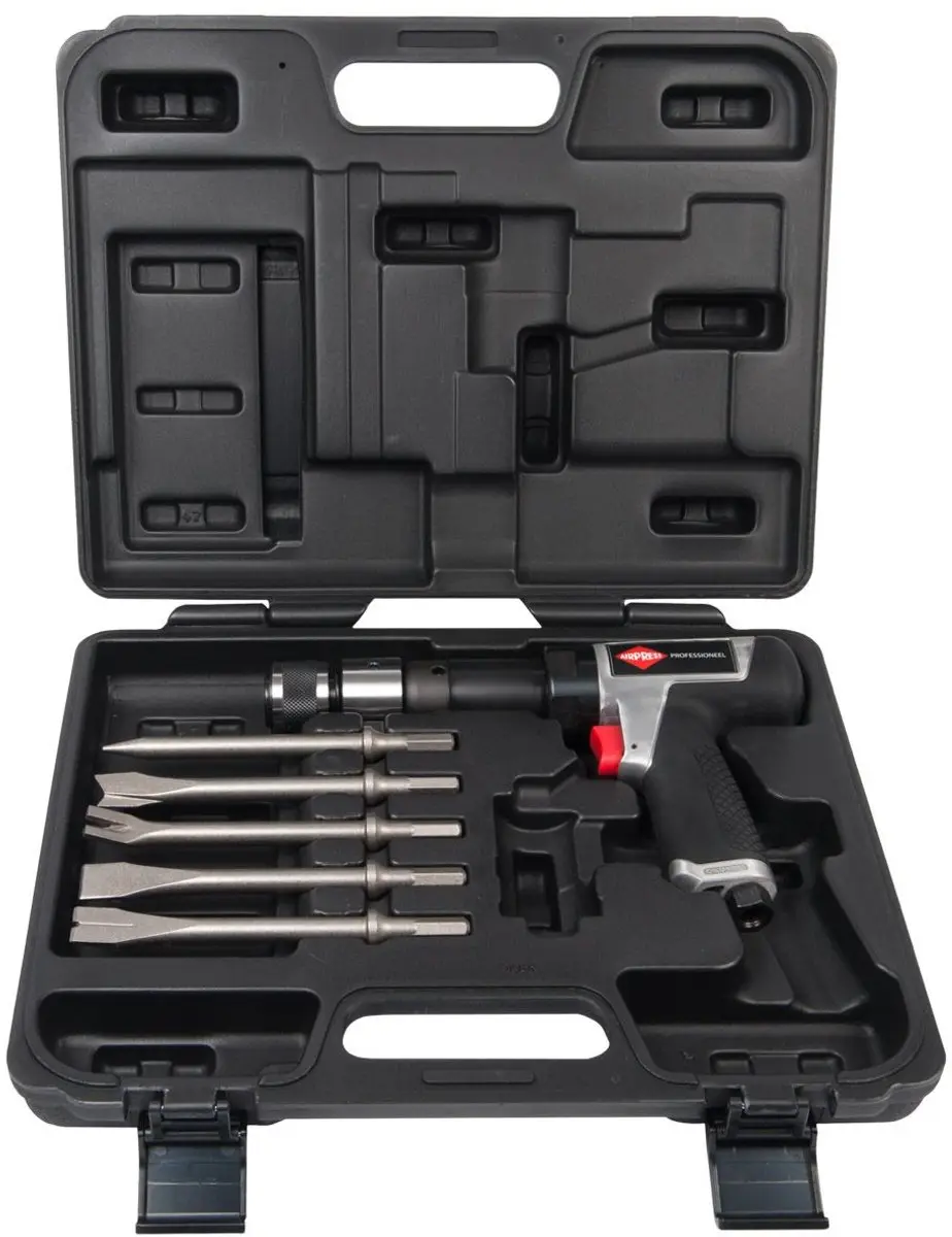 Airpress Pneumatische beitel 3/4" 283 l/min - 5-delig set