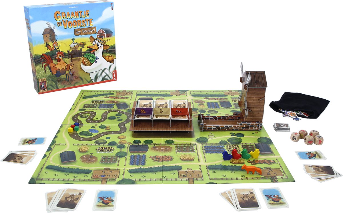 999 Games - Graantje de Voorste- Bordspel - Familiespel - Gezelschapsspel - kinderspel - NL FR EN