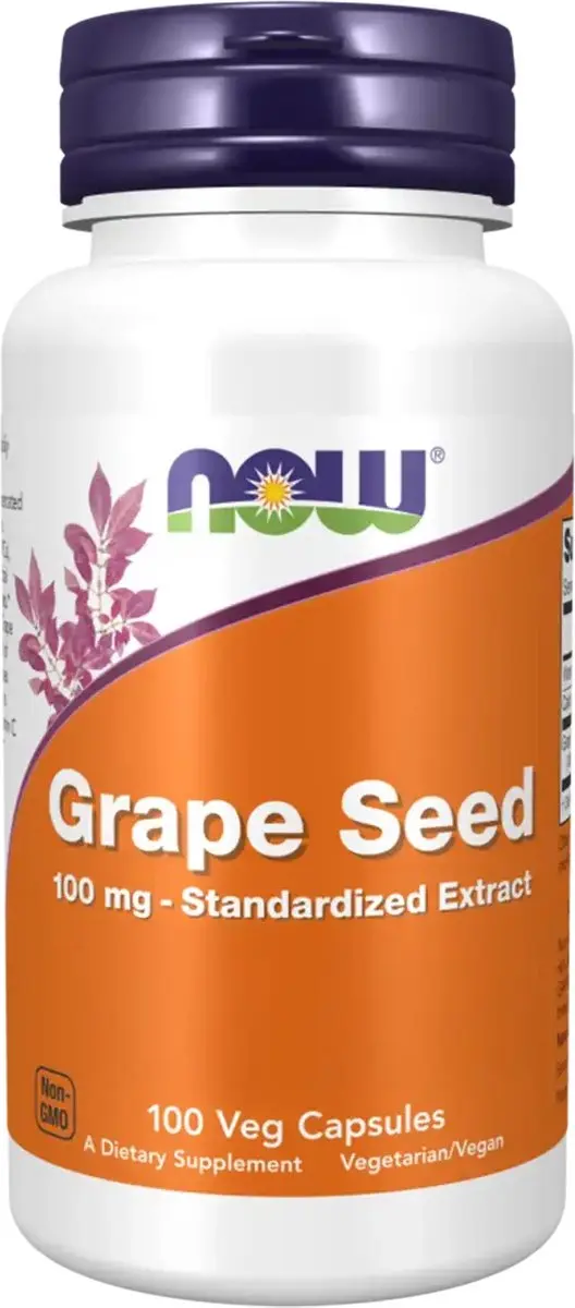 Now Foods Druivenpitextract 100mg