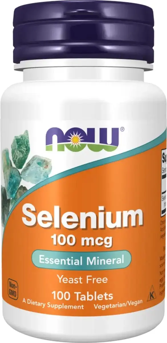 Now Foods Selenium 100mcg 100 tabletten