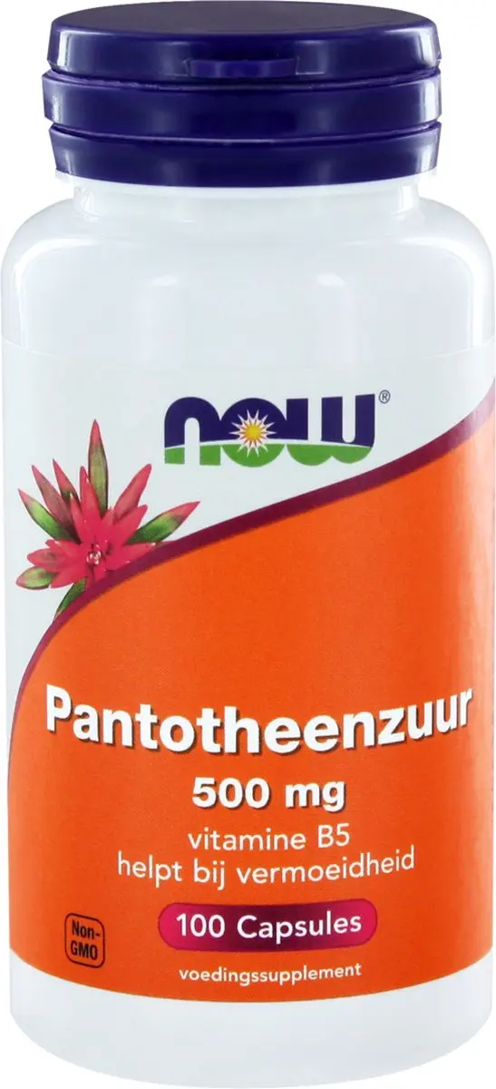 Now Foods Pantotheenzuur 100ml - 100 Stuks
