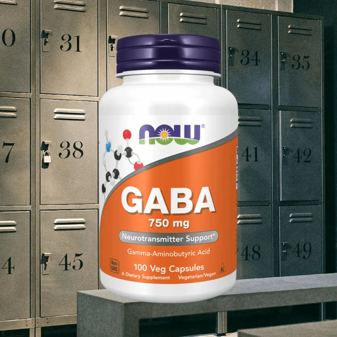 Now Foods GABA 750mg 100 Capsules
