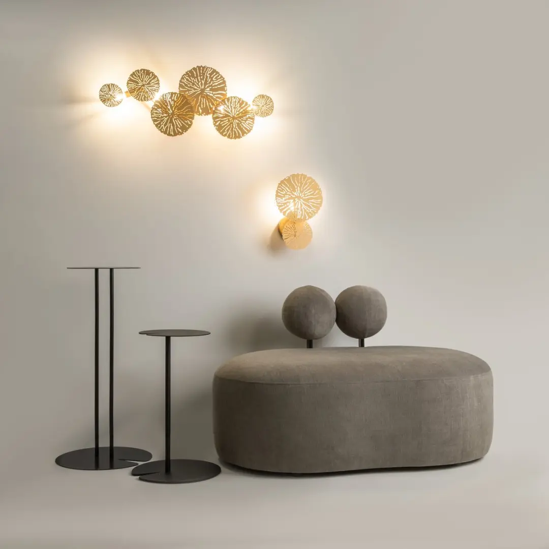Maytoni Lovetann Wandlamp - Goud - Ø23cm