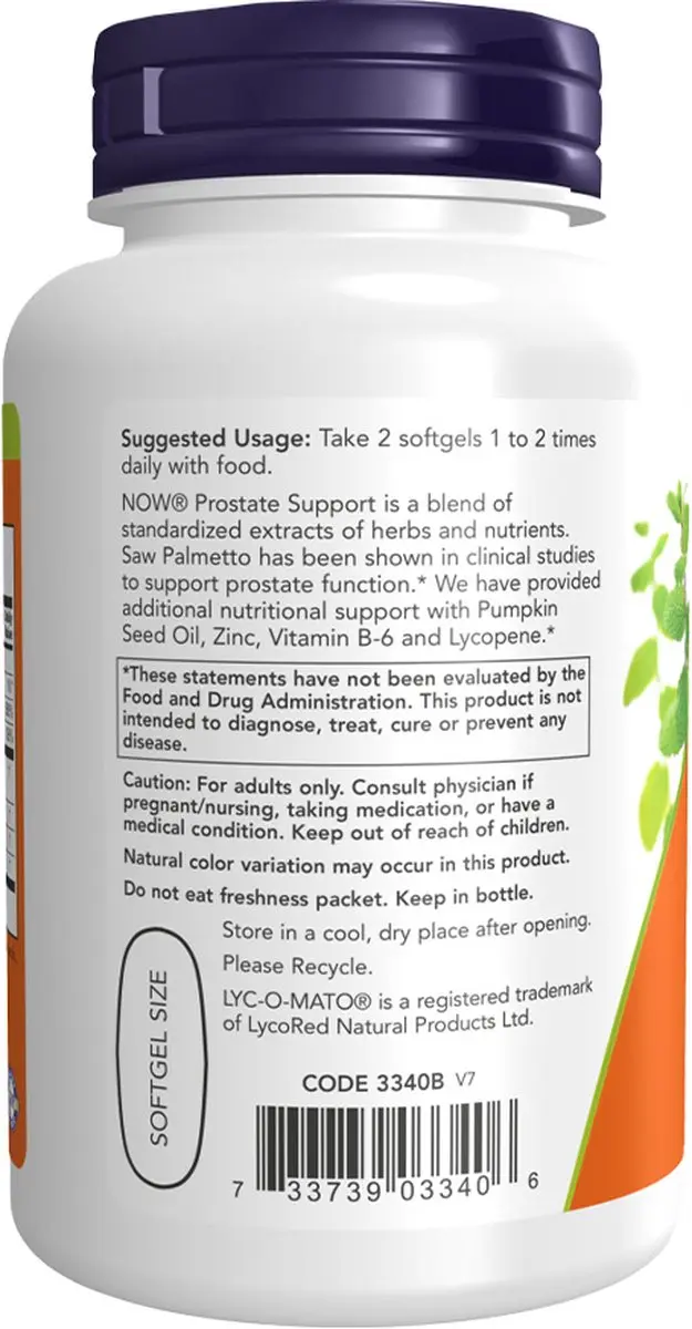 Now Foods Prostate Support - 90 Capsules