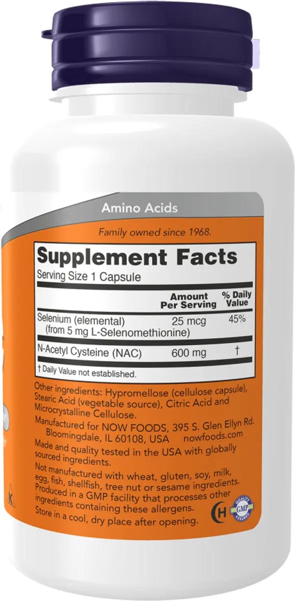 Now Foods N-Acetyl Cysteine (NAC) 100 Vegicaps