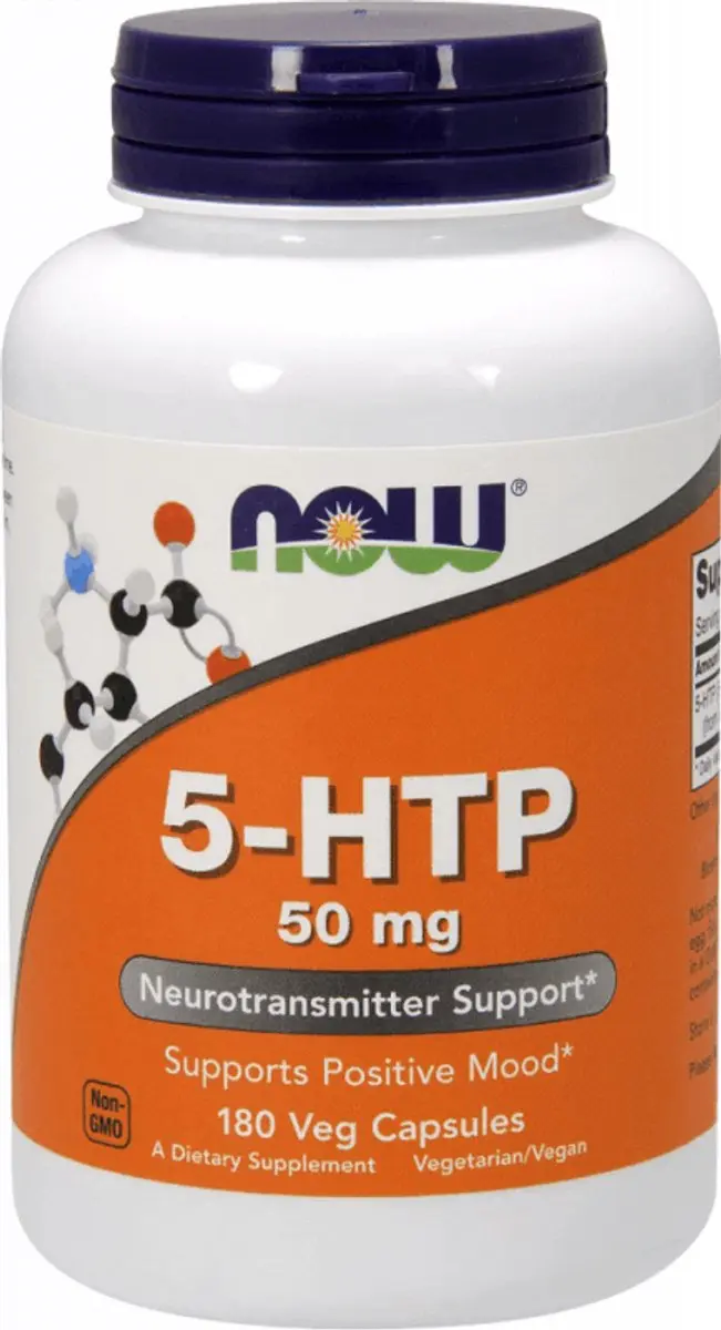 Now Foods 5-HTP 50mg - 180 Stuks
