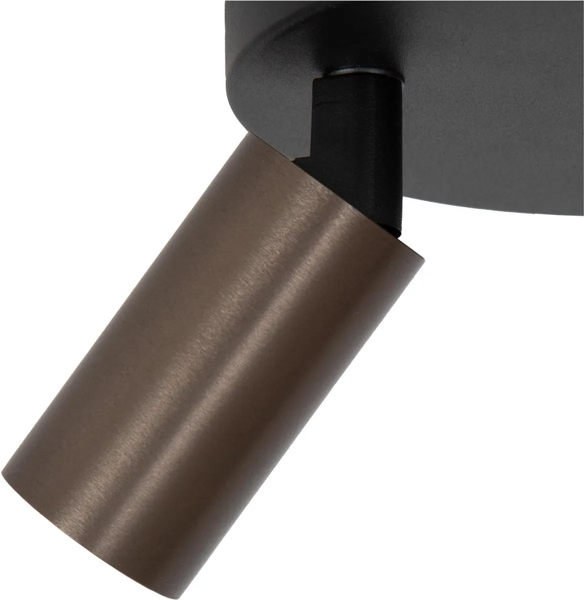 Lucide Ritmo Plafondspot Ø15cm - 2xGU10 Koffie