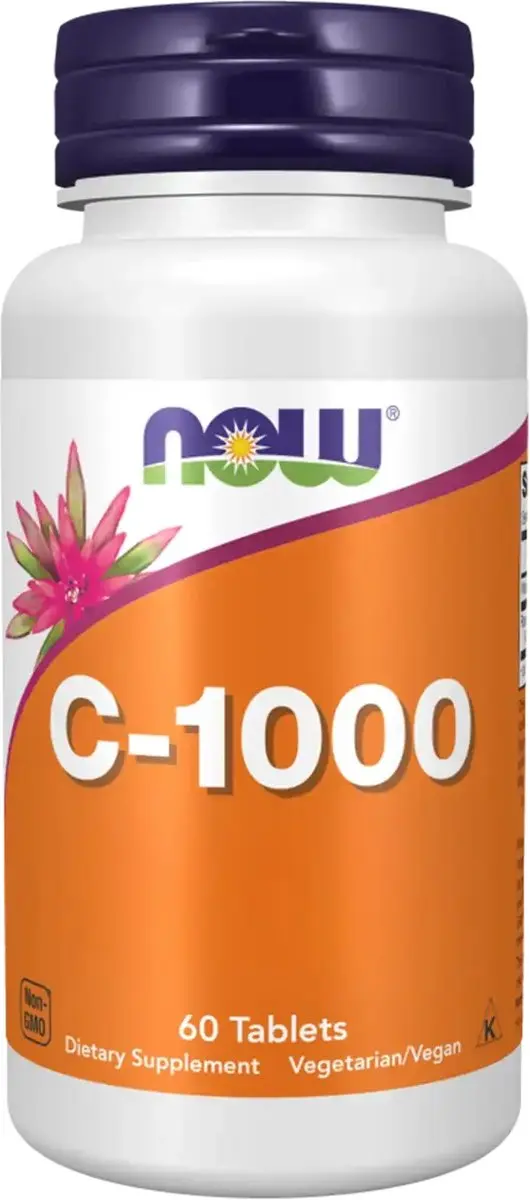 Now Foods Vitamine C-1000 60 Tabletten