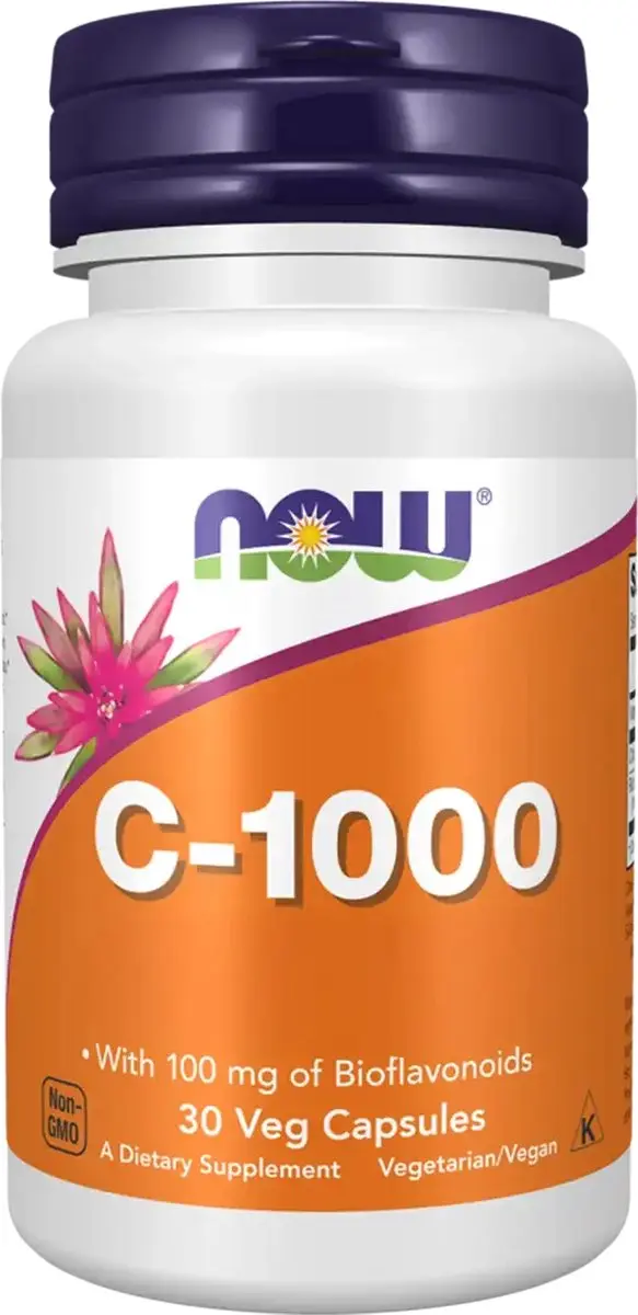 Now Foods Vitamine C-1000 met Bioflavonoïden - 30 Vcaps