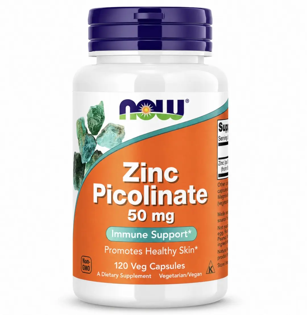 Now Foods Zink Picolinaat 50mg