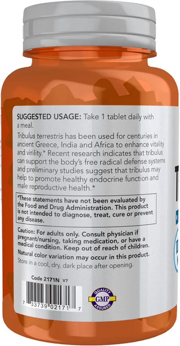 Now Foods Tribulus 1000mg - 90 Tabletten