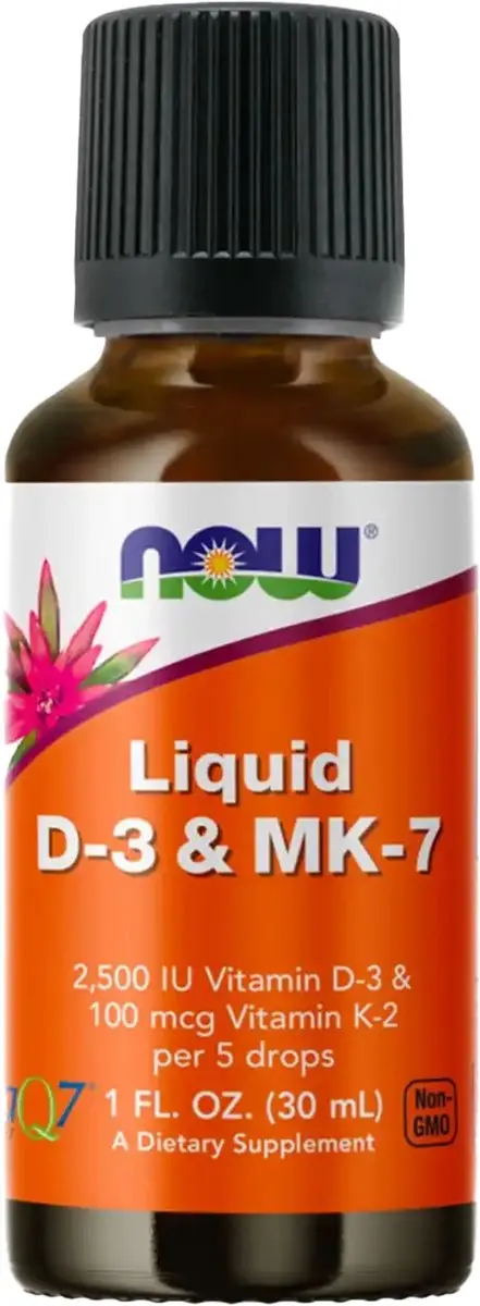 Now Foods D-3 & MK-7 Vloeibare Druppels 30ml