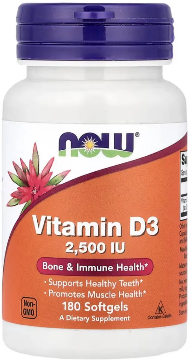 Now Foods Vitamin D3 2.500 IE
