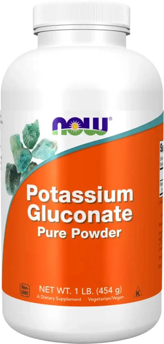 Now Foods Kalium Gluconaat Poeder 454g