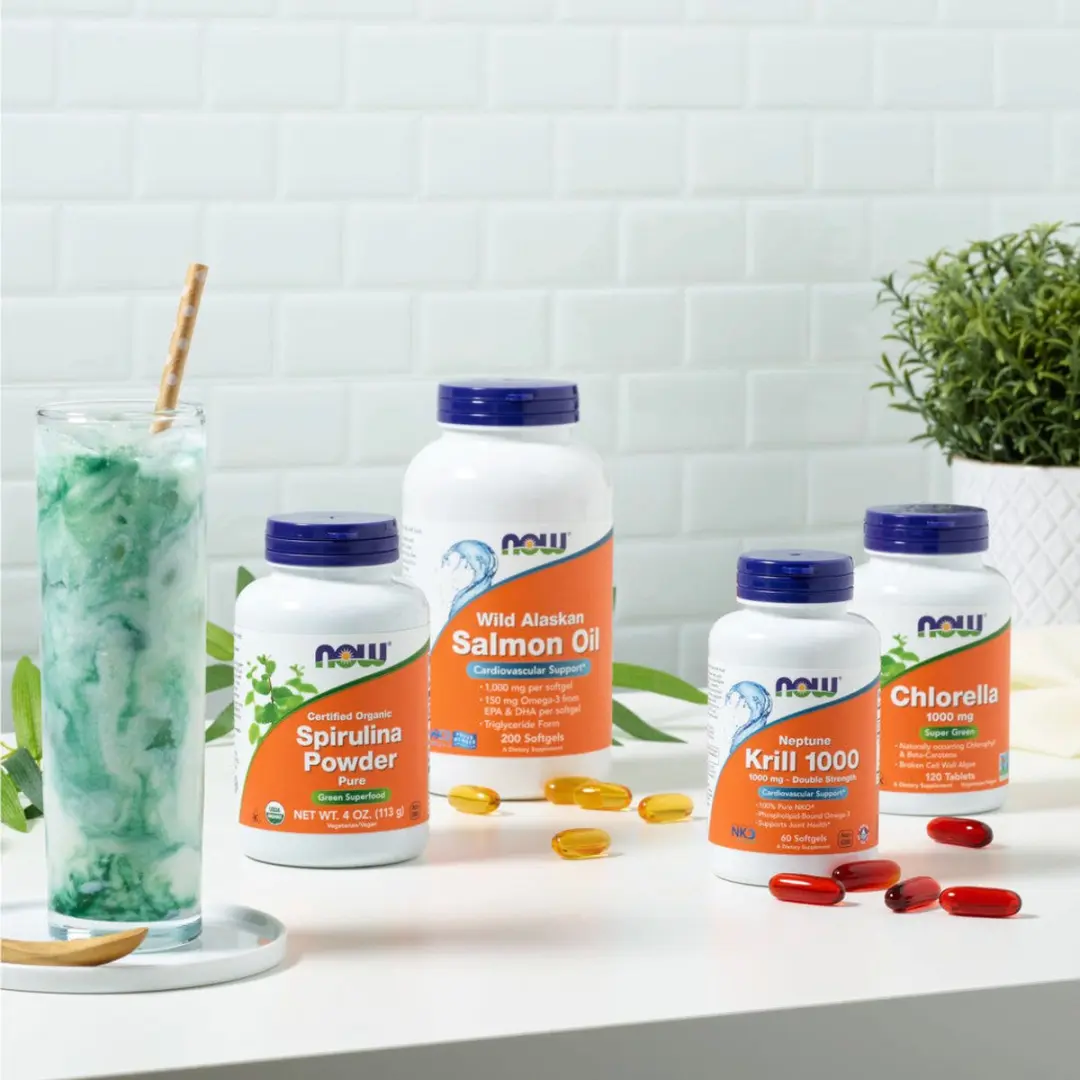 Now Foods Chlorella 1000mg - 60 Tabletten