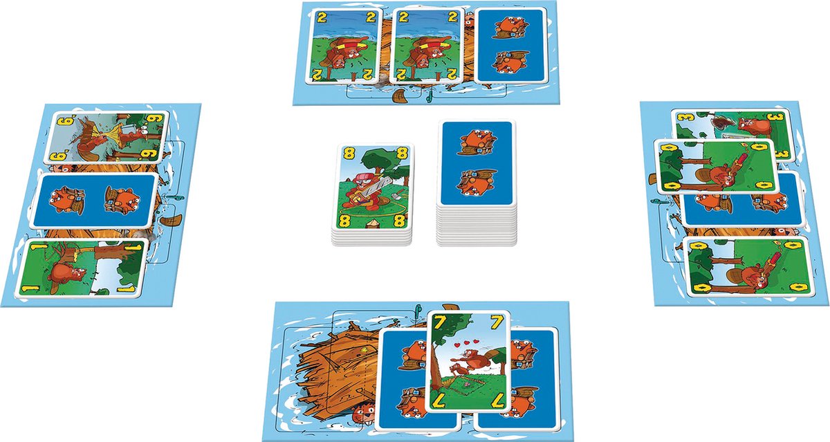 999 Games - Beverclan - Kaartspel - Kinderspel - Educatief spel - Actiespel - Klein cadeautje