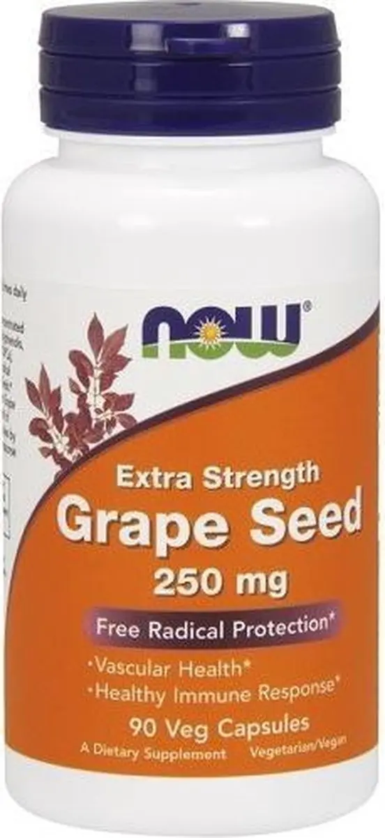 Now Foods Druivenpitextract Extra Strength 90 Vcaps