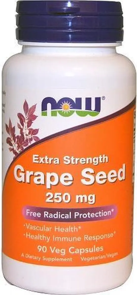 Now Foods Druivenpitextract Extra Strength 90 Vcaps
