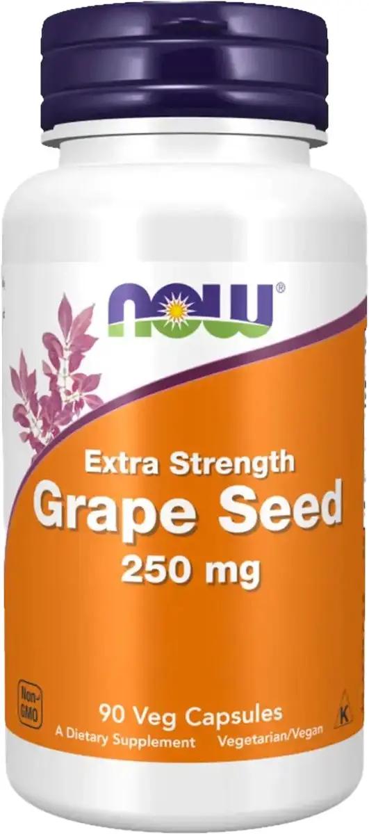 Now Foods Druivenpitextract Extra Strength 90 Vcaps
