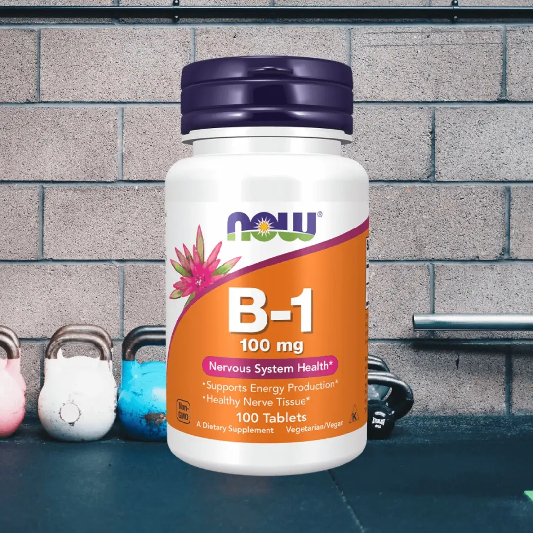 Now Foods B-1 100mg Vitamine B1 - 100 Tabletten