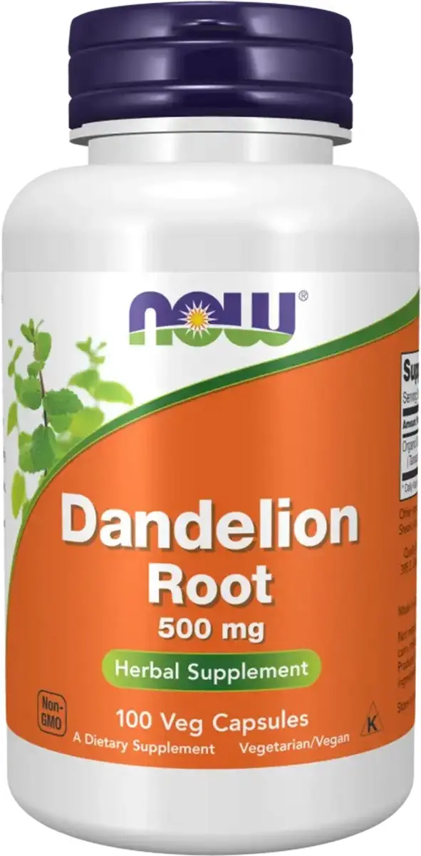 Now Foods Paardenbloemwortel 500mg