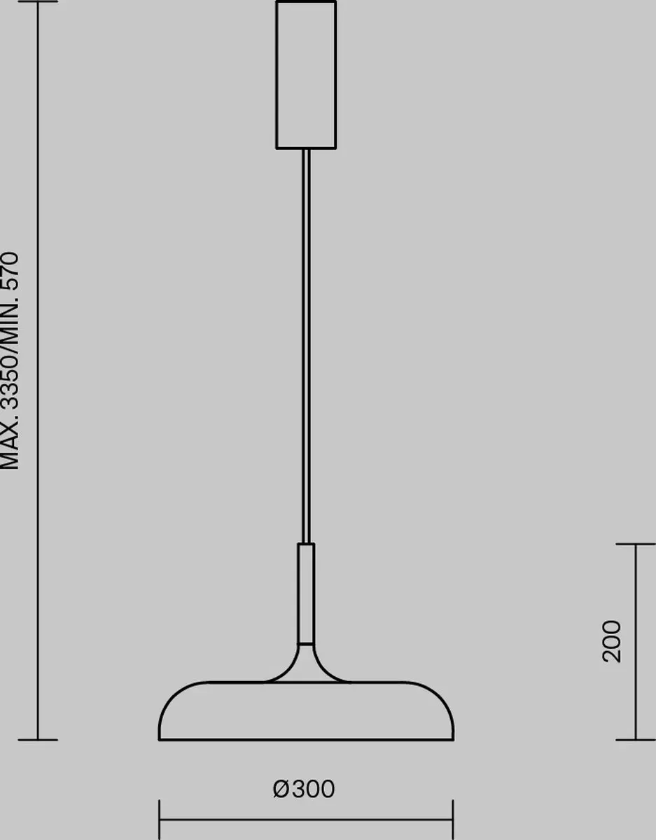 Maytoni Hanglamp Gerhard Ø30cm - Grijs