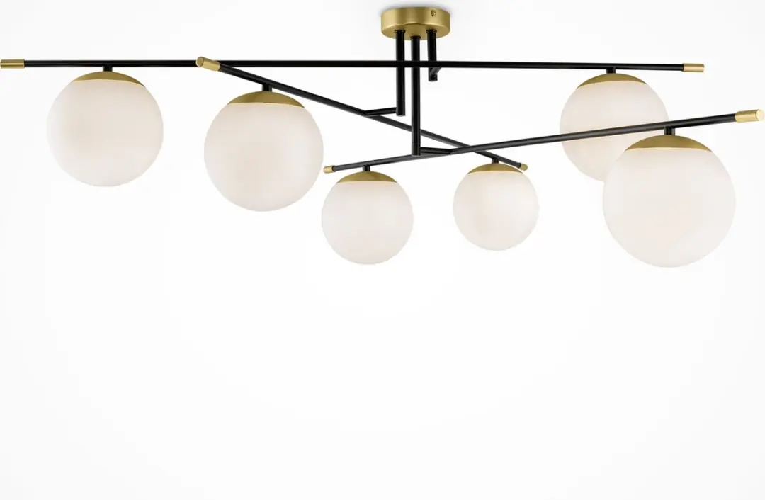 Maytoni Nostalgia Plafondlamp - 6x40W - Ø115cm - Goud