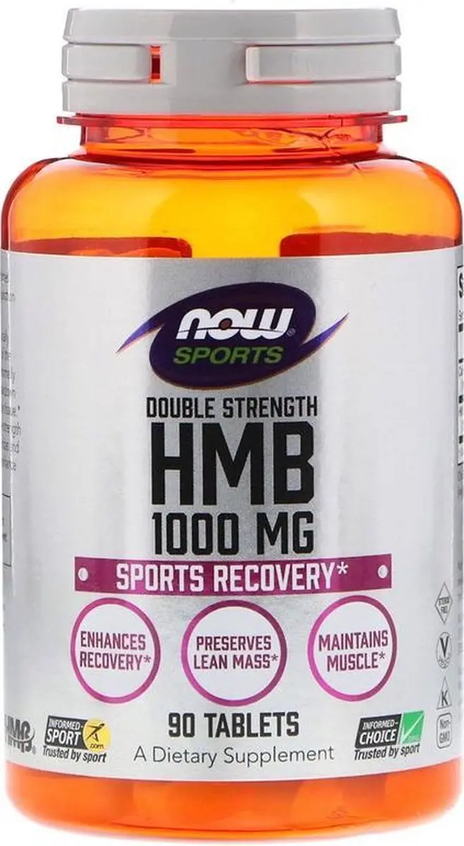 Now Foods HMB 1000mg - 90 Capsules