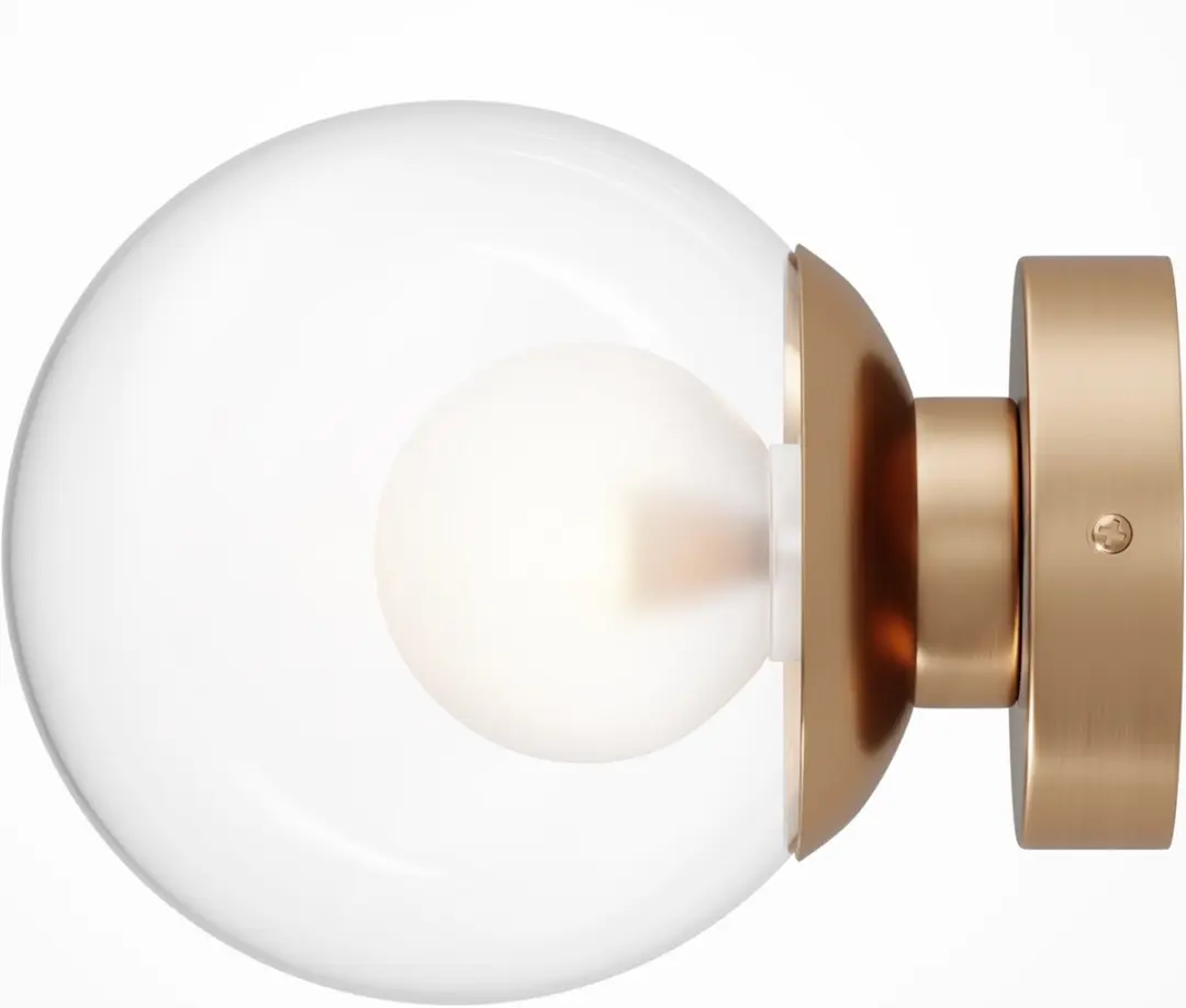 Maytoni Basic Form Wandlamp Goud - Ø15cm