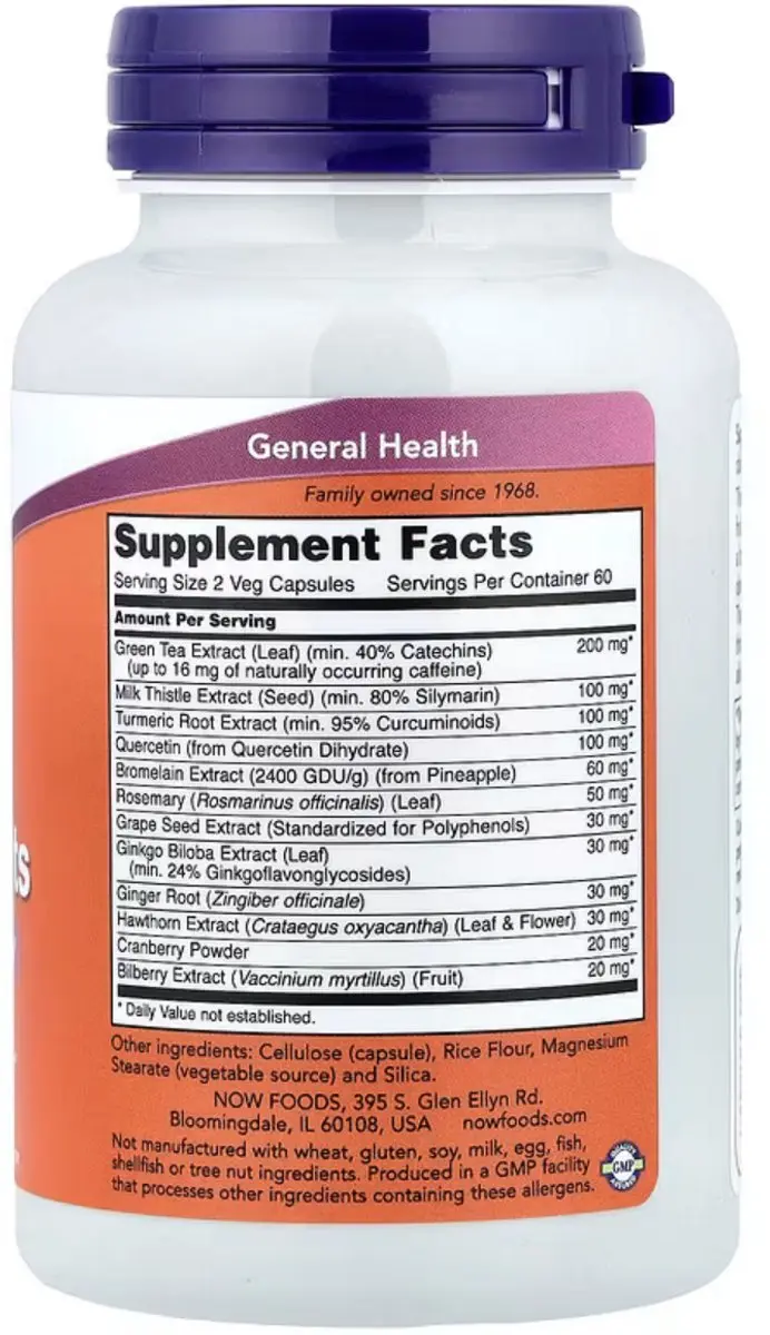 Now Foods Super Antioxidant 120 V-caps - 120 Stuks