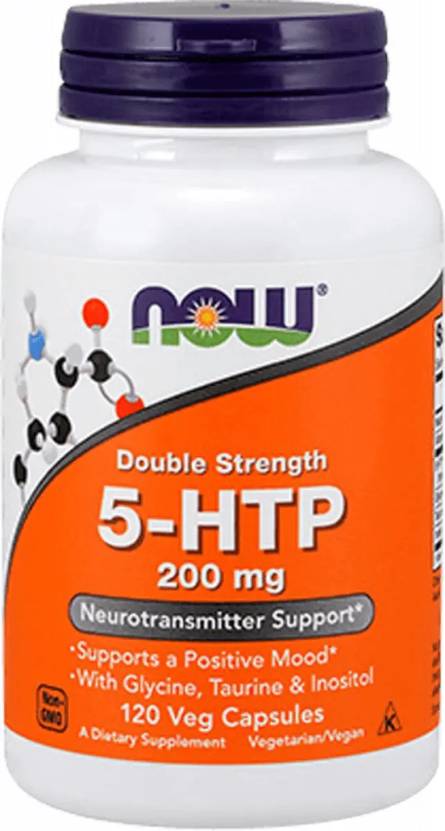 Now Foods 5-HTP Capsules 120mg - 120 Stuks
