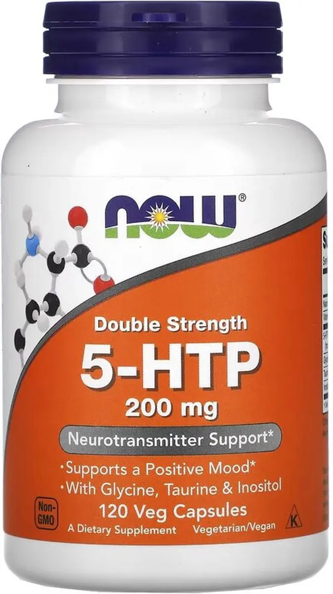 Now Foods 5-HTP Capsules 120mg - 120 Stuks