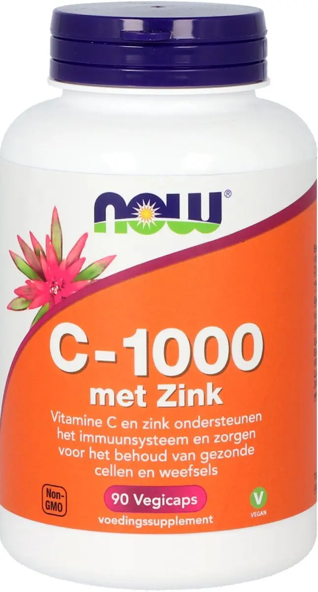 Now Foods C-1000 met Zink 90 Capsules