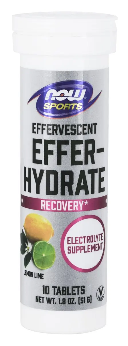 Now Foods Effer-Hydrate Lemon Lime - 60ml