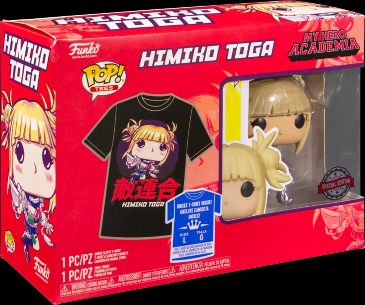 Funko Pop! & Tee Himiko Toga Unmasked My Hero Academia