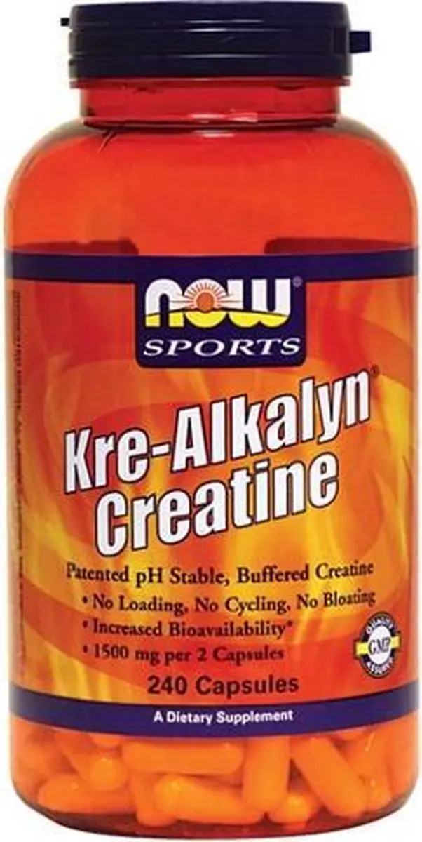 Now Foods Kre-Alkalyn Creatine 120 Vcaps - afbeelding 6 van 6