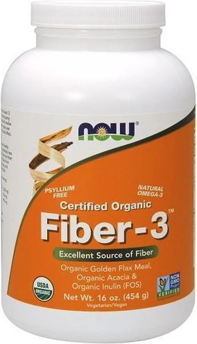 Now Foods Fiber-3 - 454g