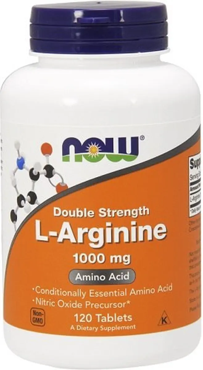 Now Foods L-Arginine 1000mg - 180 Tabletten