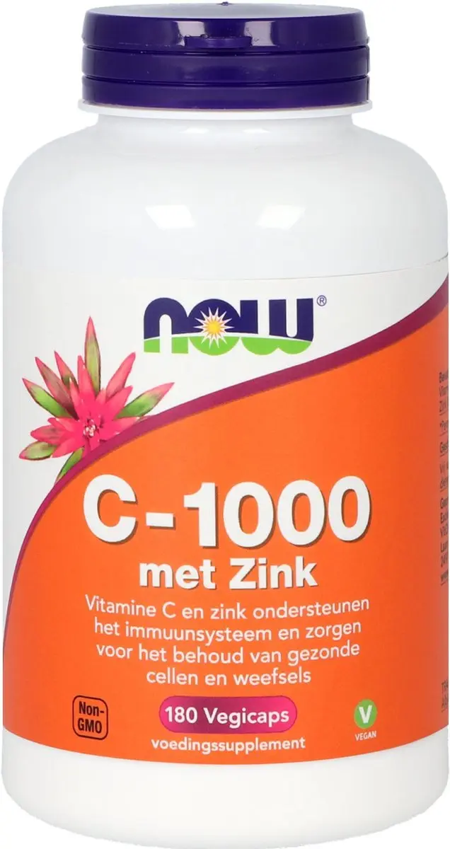 Now Foods C-1000 met Zink 180 Capsules