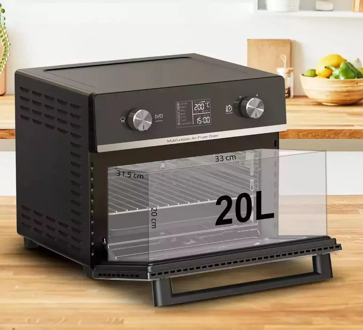 Moulinex AL606820 Heteluchtfriteuse 20L - 1800W - Zwart