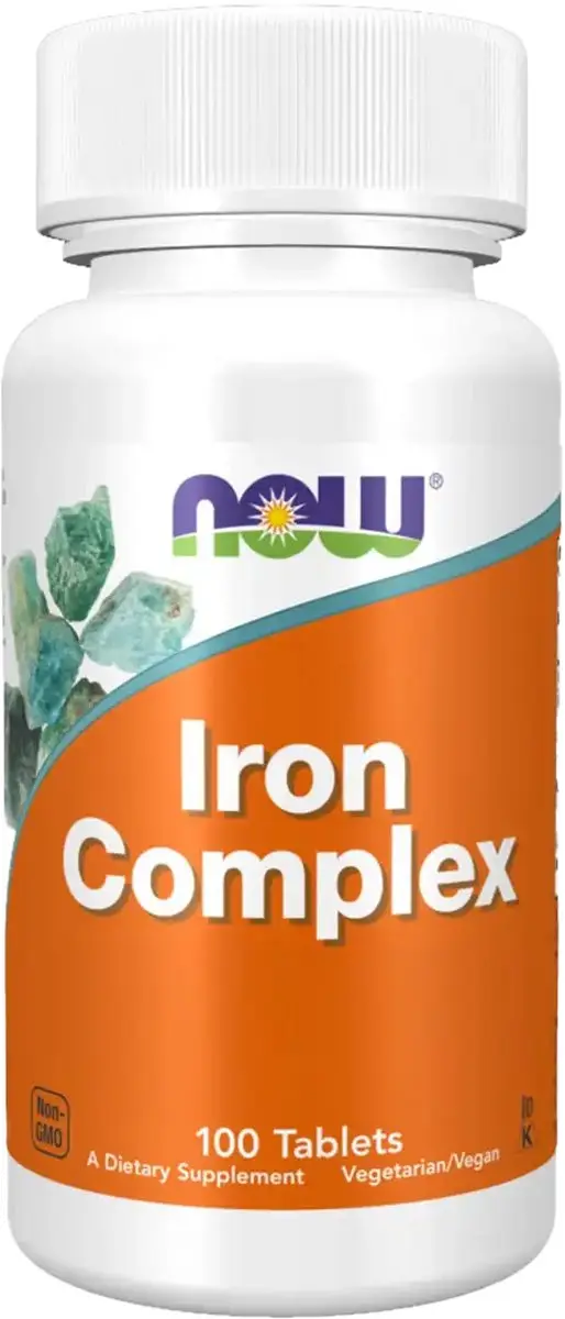 Now Foods Iron Complex 100 Tablets