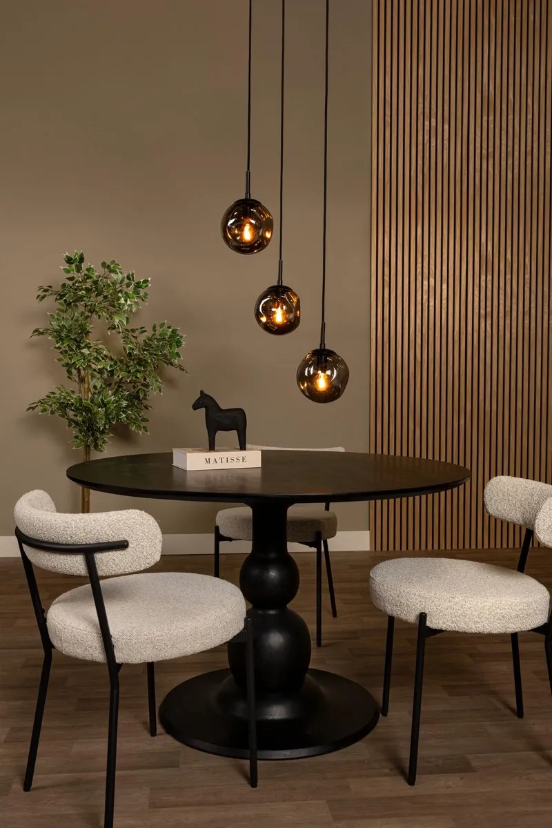 Lucide Rocky Hanglamp 3xE14 Fumé