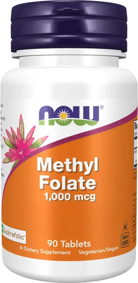 Now Foods Methyl Folate 1000mcg 90 tabletten