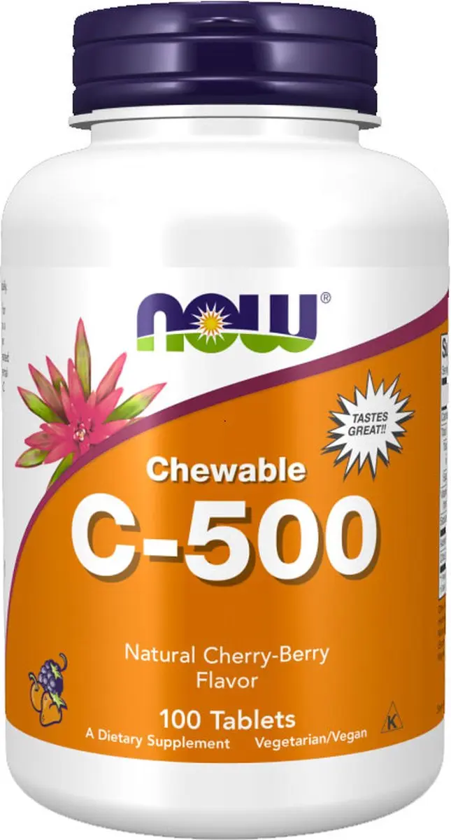 Now Foods Vitamine C-500 Chewables
