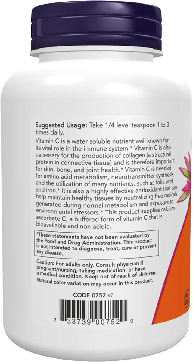 Now Foods Calcium Ascorbaat Poeder 227g