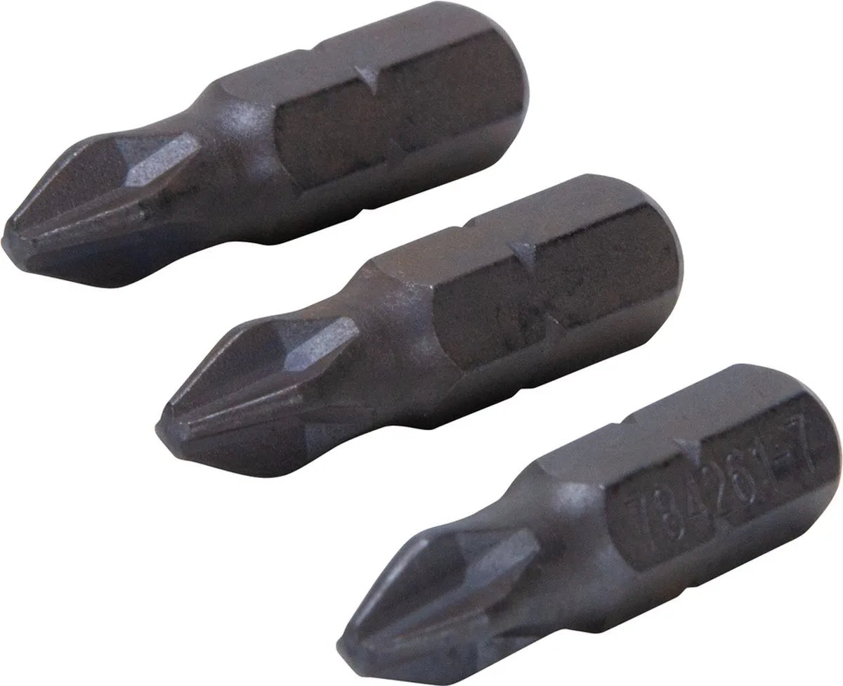 Makita PH2 82mm Dubbelbit - 3 Stuks