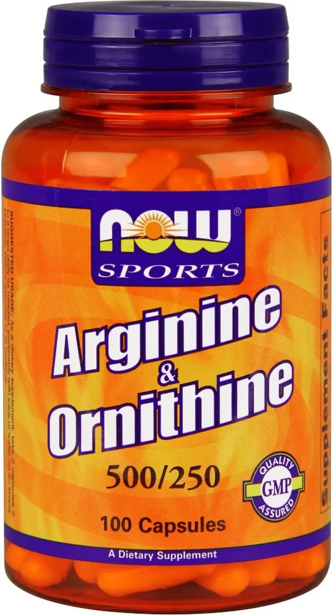 Now Foods Arginine/Ornithine Aminozuur-Mix 100 Stuks