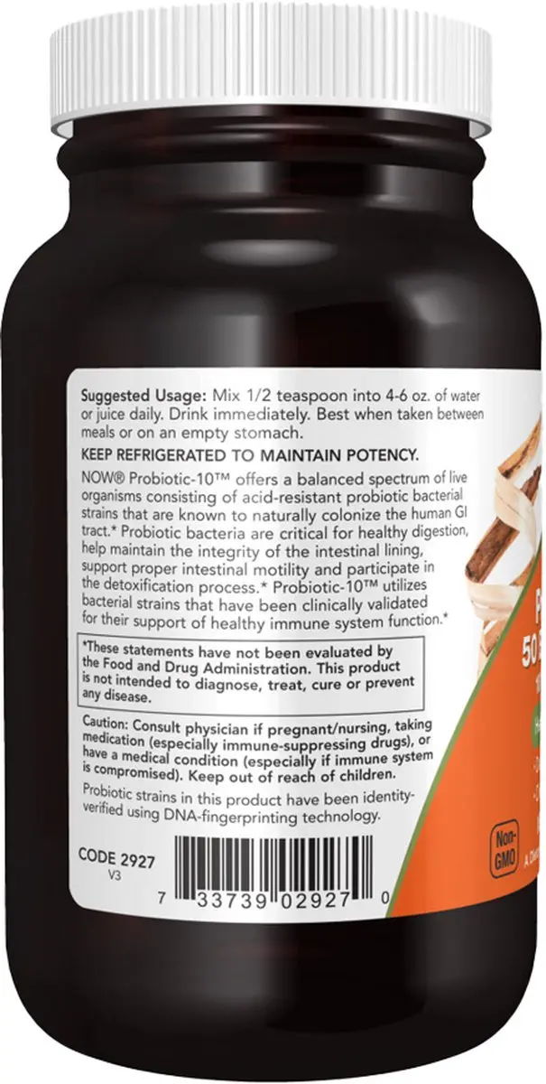 Now Foods Biotics-10 50 Billion - 57g Poeder