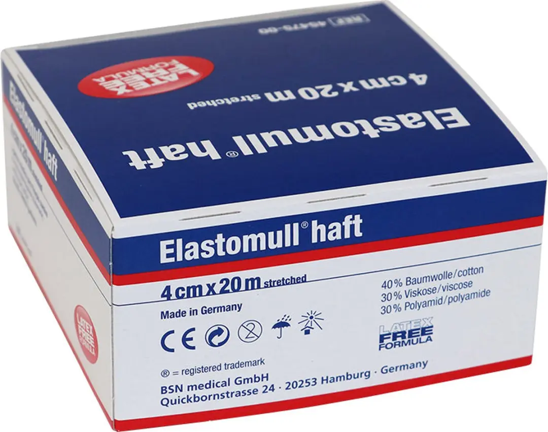 Leukoplast Elastomull Haft 20m x 4cm - 1 Stuk